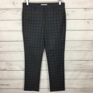 Gap Windowpane Slim Cropped Trousers 00